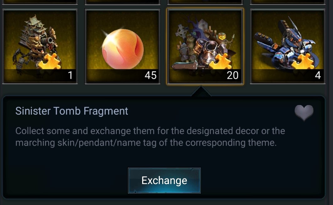 sinister tomb fragment