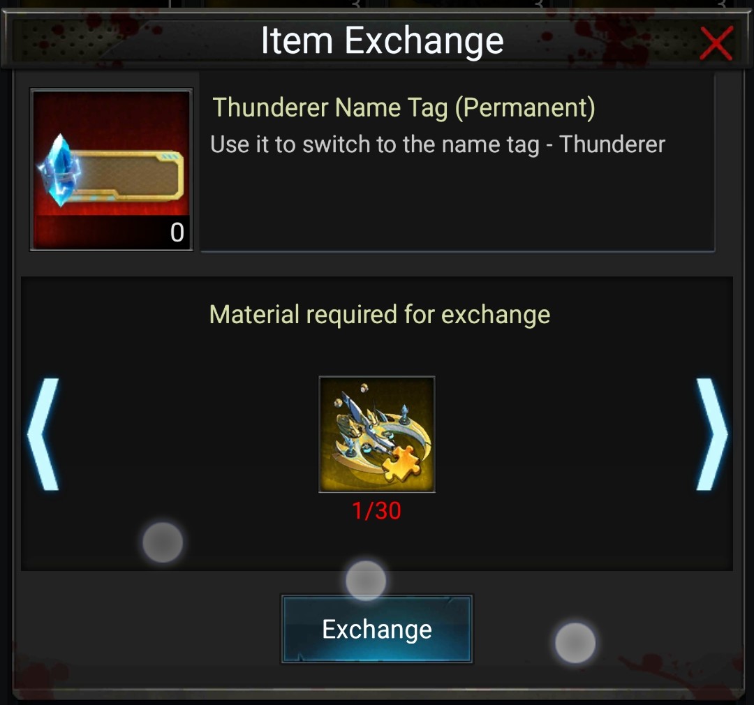 thunderer name tag